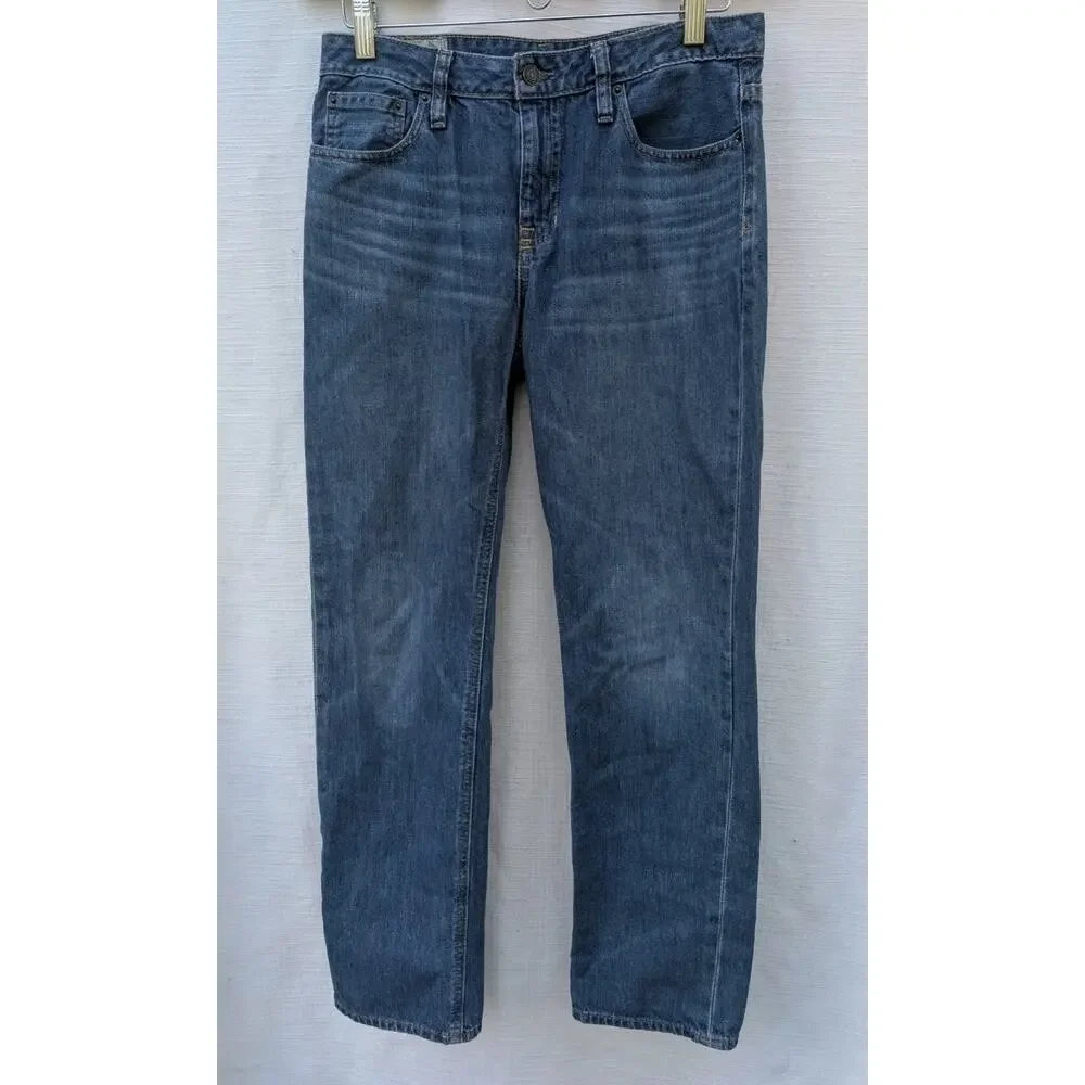 Polo Ralph Lauren Boys Slim Fit Straight Leg Jeans Sz 18‎ Cotton Medium Wash
